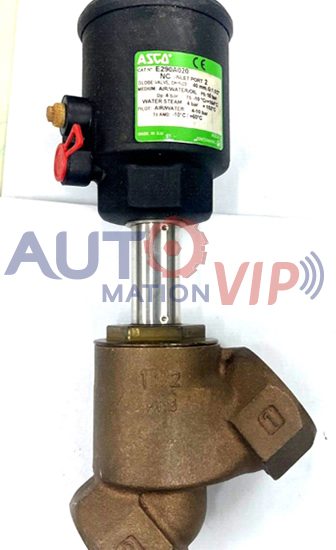 E290A020 ASCO Bronze Pneumatic Angle Seat Piston Valve