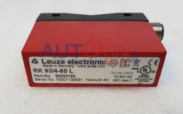 RK 93/4-60 L Leuze Electronic SensorRK 93/4-60 L Leuze Electronic Sensor