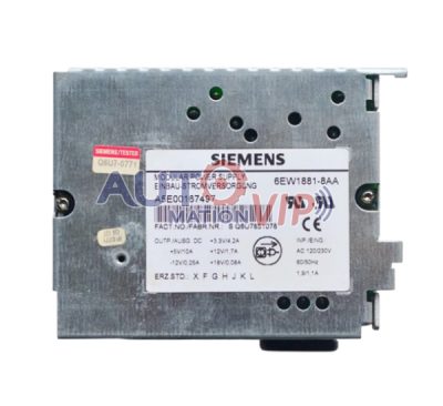 SIEMENS, A5E00167497, 6EW1881-8AA, Modular Power Supply