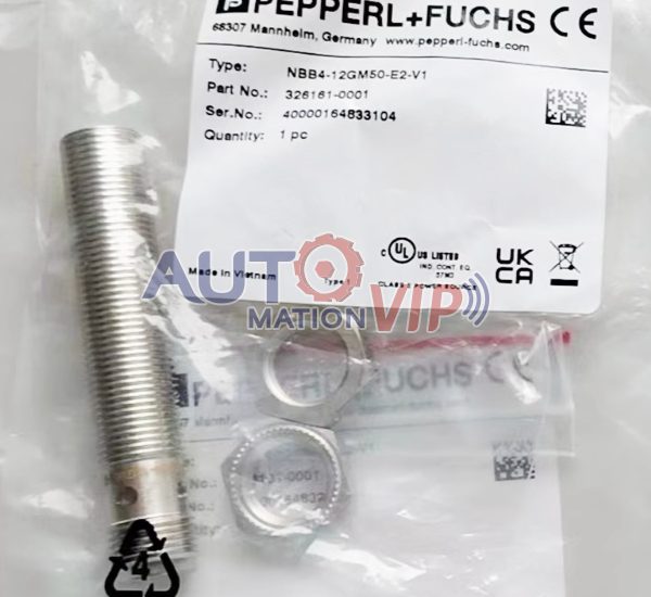 PEPPERL+FUCHS Inductive Sensor, NBB4-12GM50-E2-V1, NBB4-12GM50-E0-V1